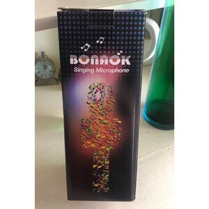 NIB BONAOK Wireless Bluetooth Karaoke Singing Microphone